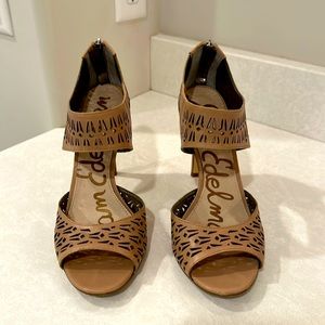Sam Edelman, tan heels, size 9.5